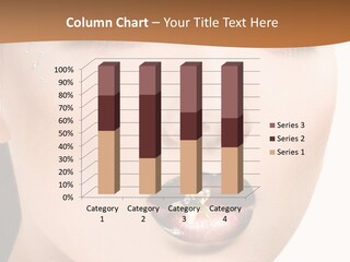 White Cosmetic Caucasian PowerPoint Template