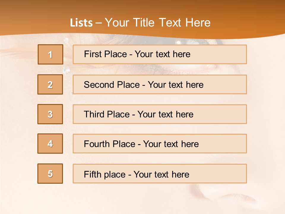Cosmetic Woman Youth PowerPoint Template