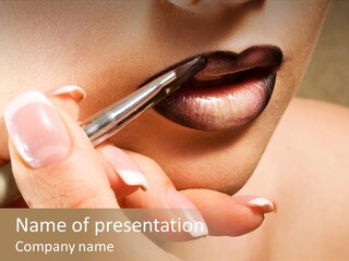 Close Up One Desire PowerPoint Template