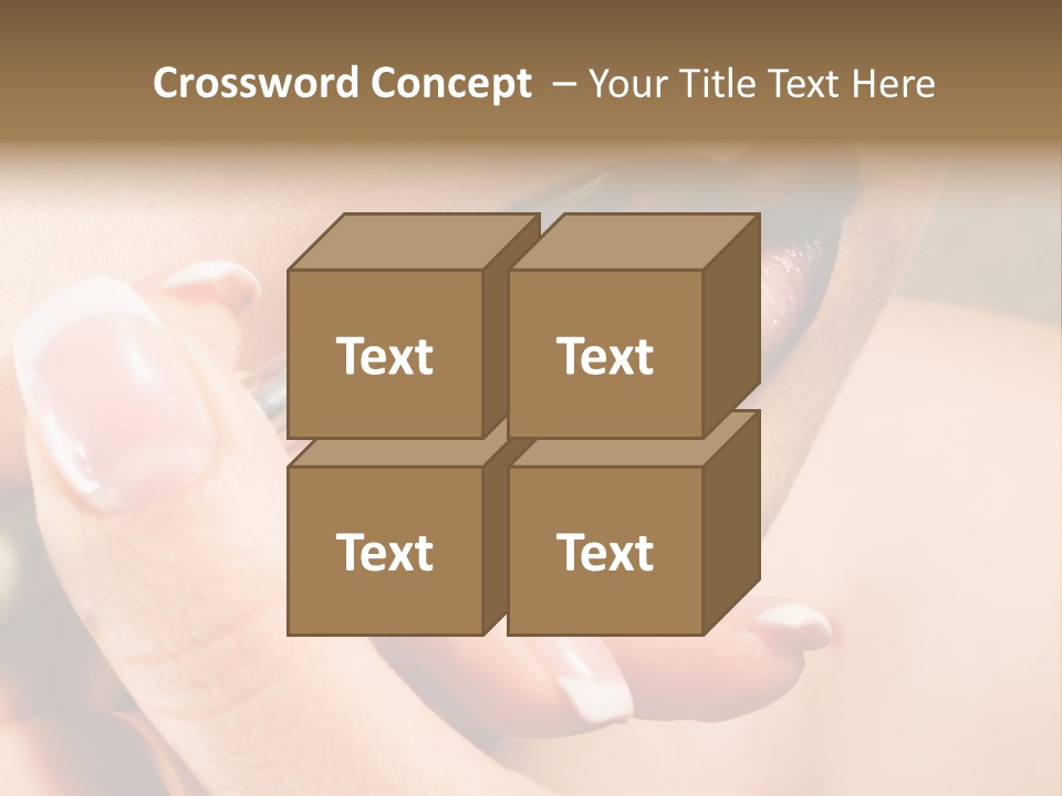Close Up One Desire PowerPoint Template