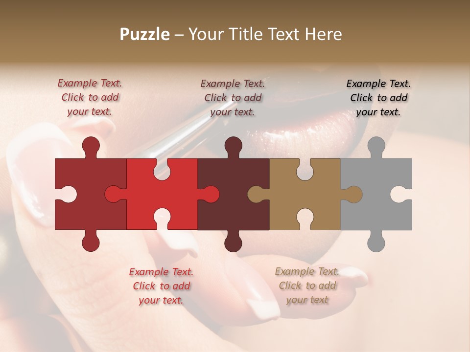 Close Up One Desire PowerPoint Template