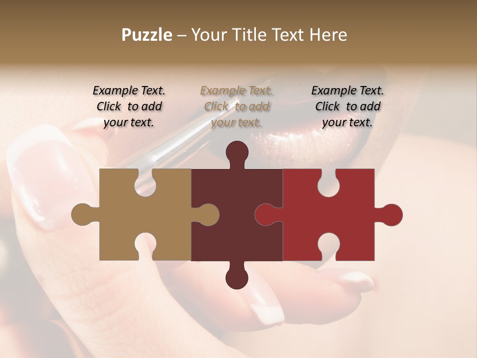 Close Up One Desire PowerPoint Template