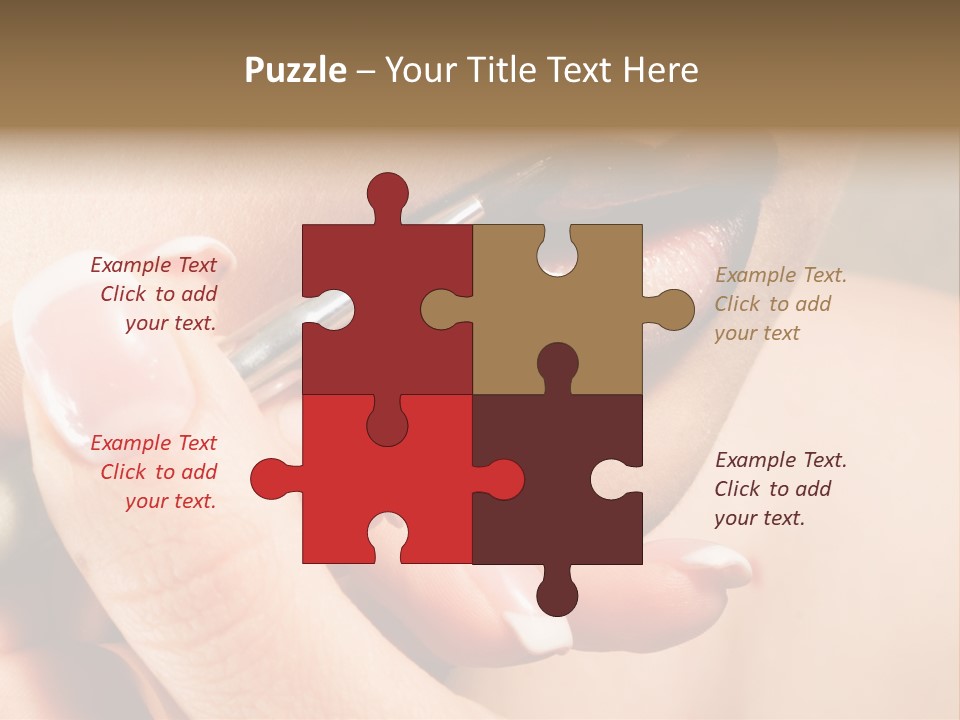 Close Up One Desire PowerPoint Template