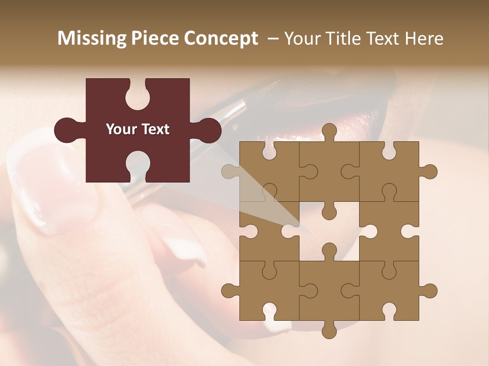 Close Up One Desire PowerPoint Template