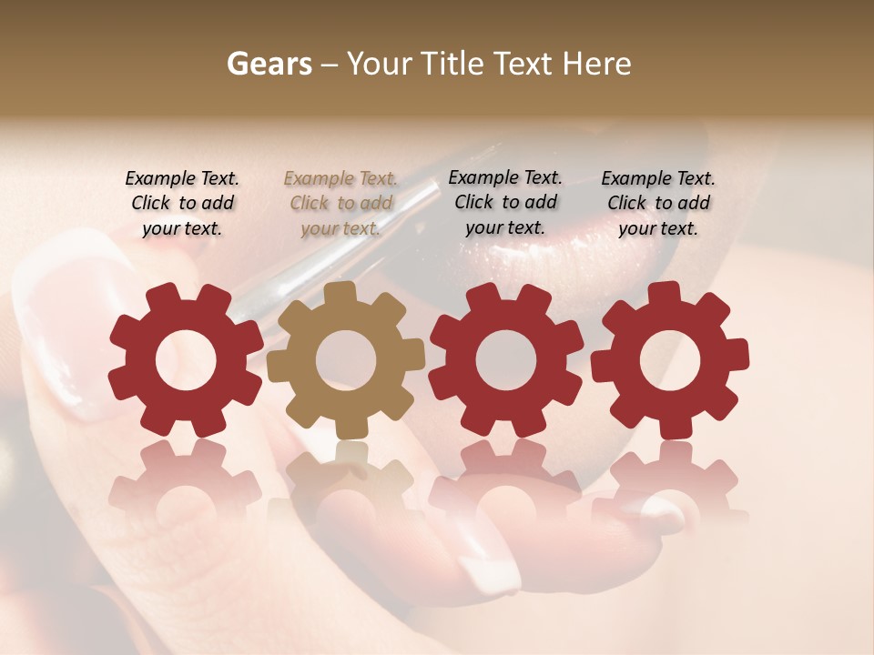 Close Up One Desire PowerPoint Template