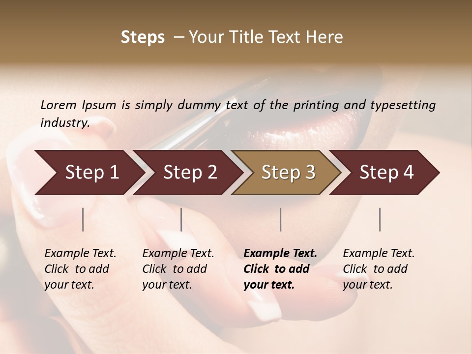 Close Up One Desire PowerPoint Template