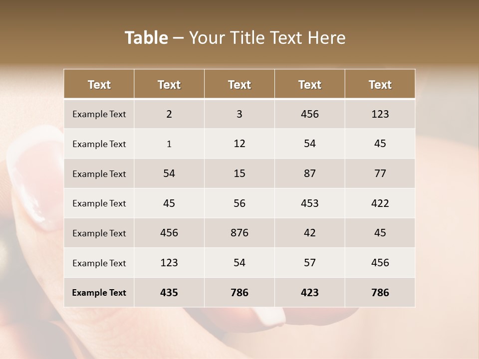 Close Up One Desire PowerPoint Template
