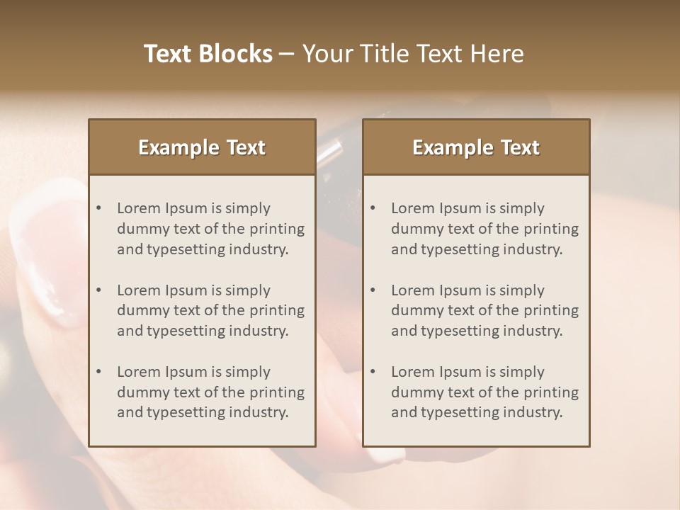 Close Up One Desire PowerPoint Template