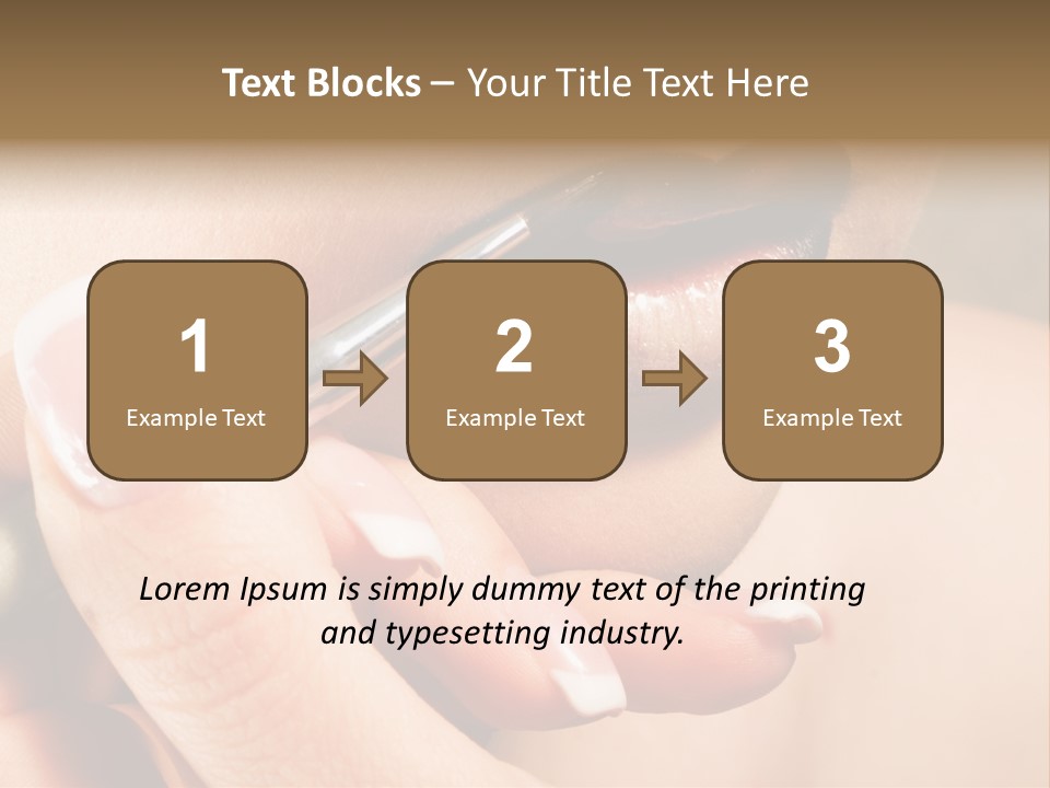 Close Up One Desire PowerPoint Template