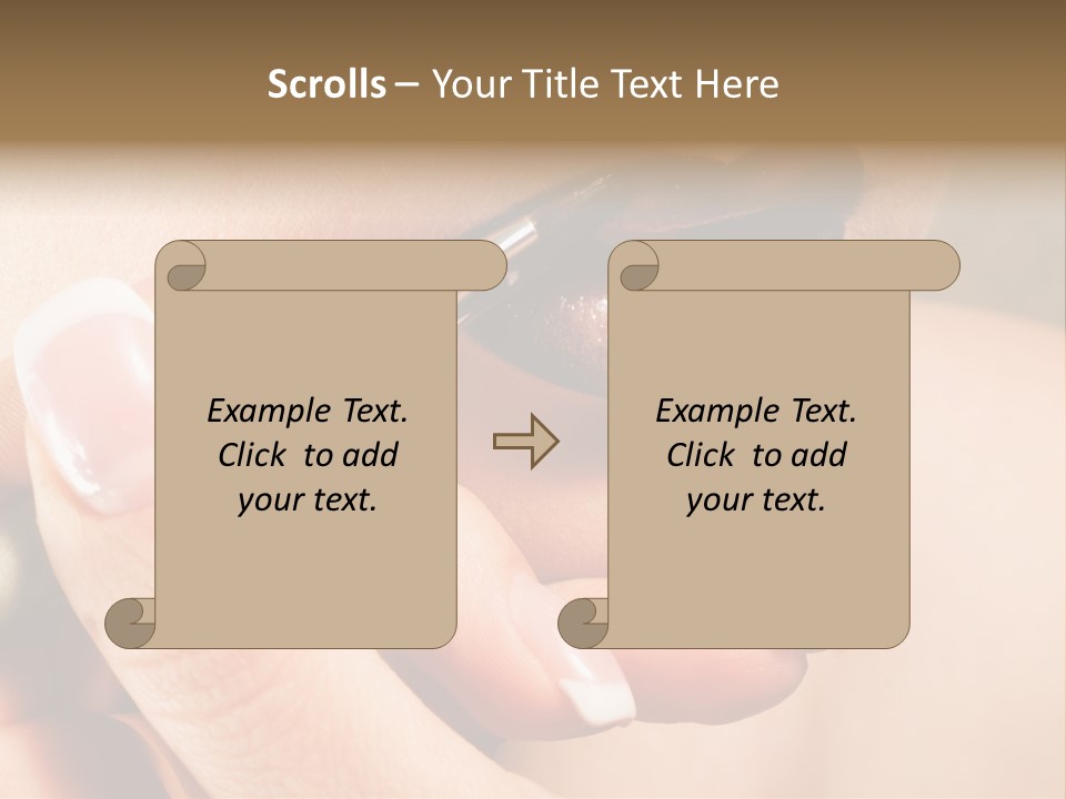 Close Up One Desire PowerPoint Template