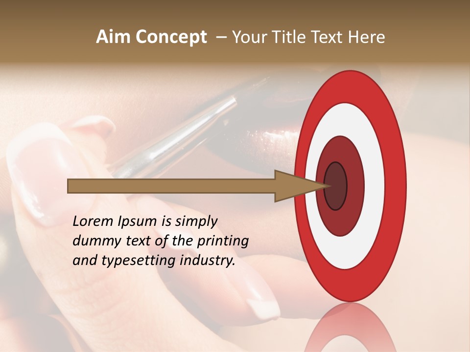Close Up One Desire PowerPoint Template
