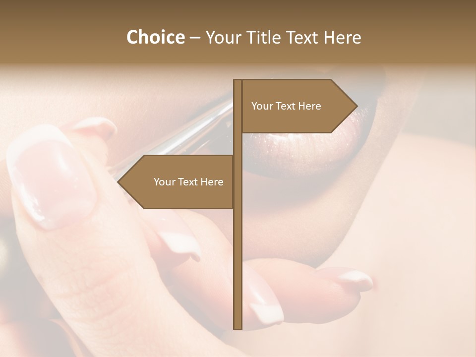 Close Up One Desire PowerPoint Template