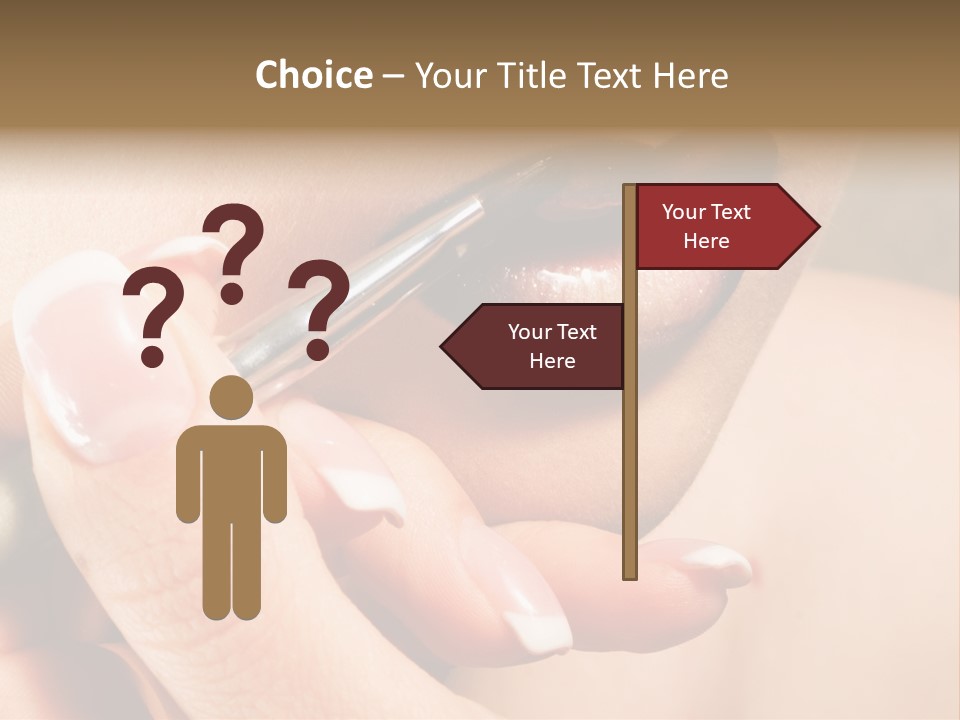 Close Up One Desire PowerPoint Template