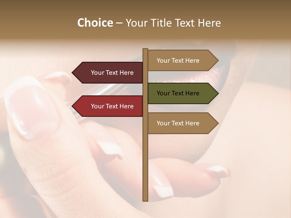 Close Up One Desire PowerPoint Template