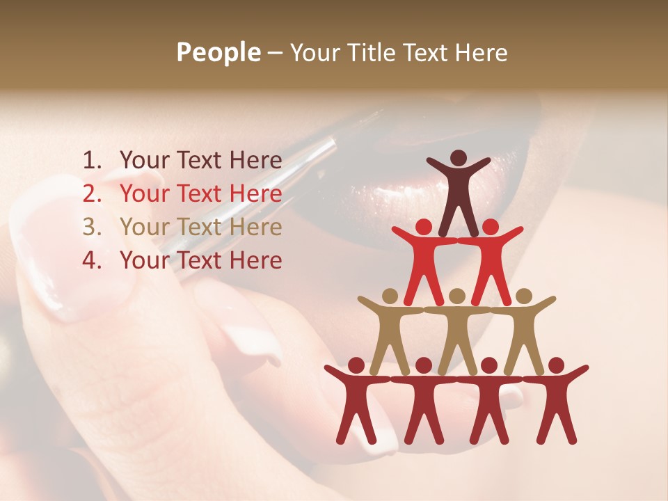 Close Up One Desire PowerPoint Template