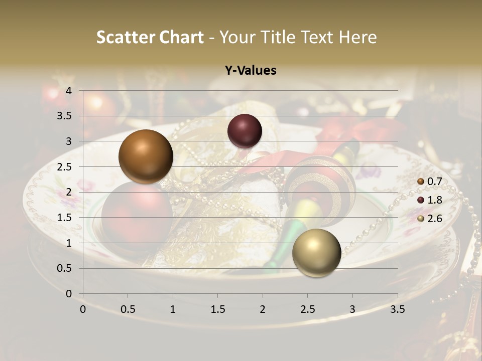 Christmas Party Red Gold PowerPoint Template