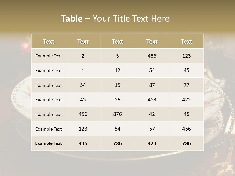 Christmas Party Red Gold PowerPoint Template