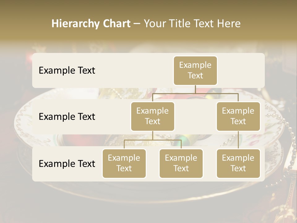 Christmas Party Red Gold PowerPoint Template