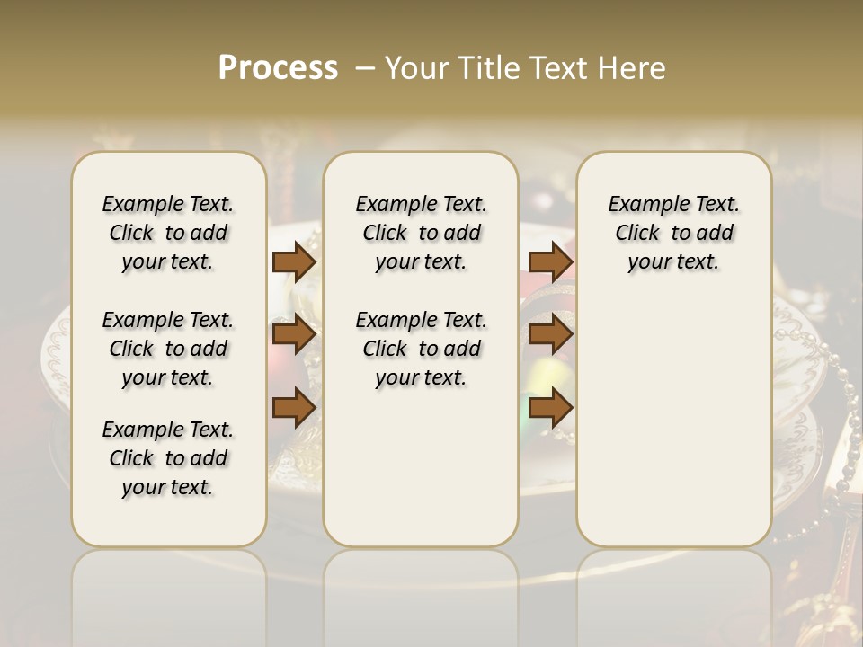 Christmas Party Red Gold PowerPoint Template