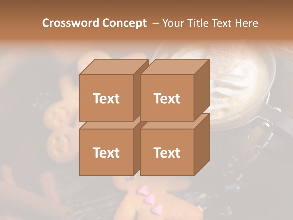 Still Life Coffee Christmas PowerPoint Template