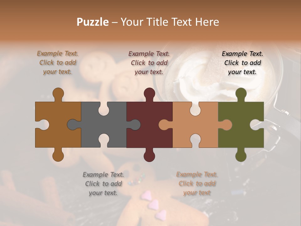 Still Life Coffee Christmas PowerPoint Template