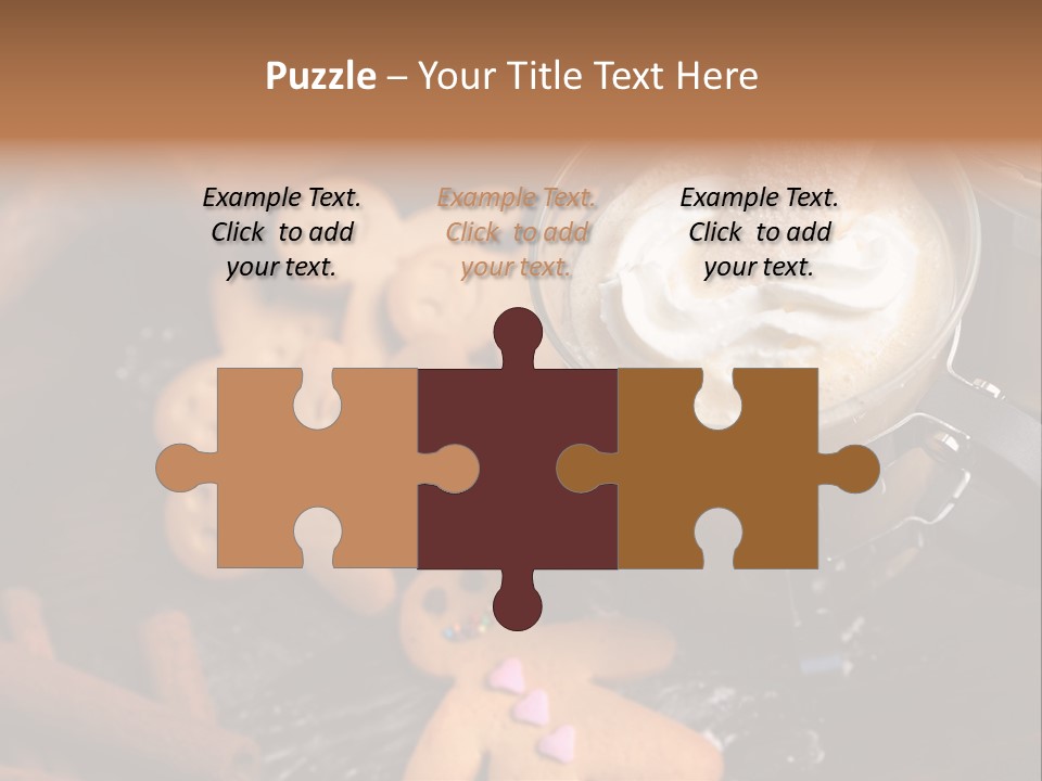 Still Life Coffee Christmas PowerPoint Template