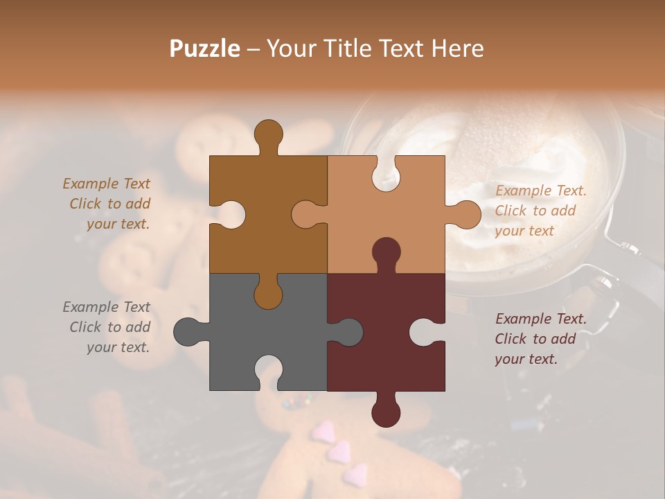 Still Life Coffee Christmas PowerPoint Template