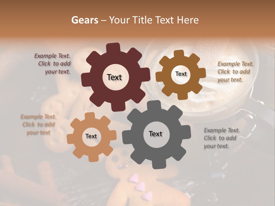 Still Life Coffee Christmas PowerPoint Template