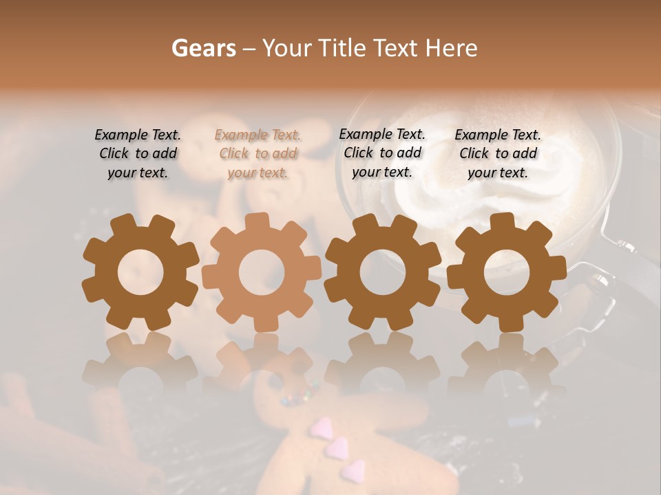 Still Life Coffee Christmas PowerPoint Template