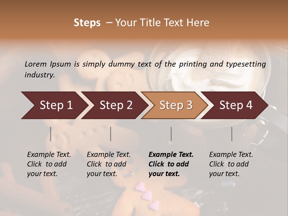 Still Life Coffee Christmas PowerPoint Template