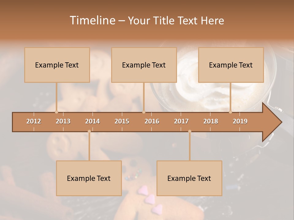 Still Life Coffee Christmas PowerPoint Template