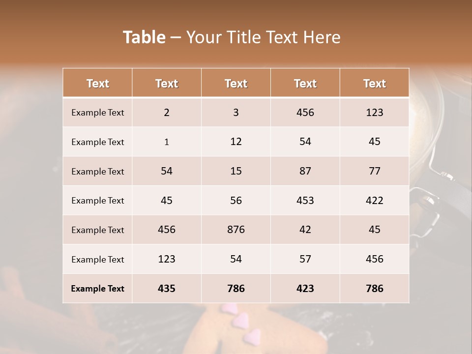 Still Life Coffee Christmas PowerPoint Template