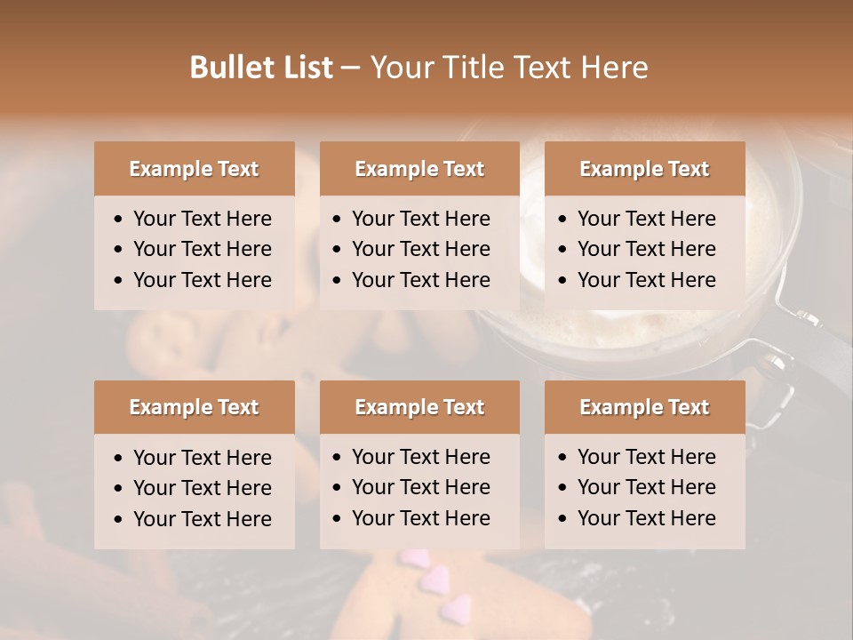 Still Life Coffee Christmas PowerPoint Template