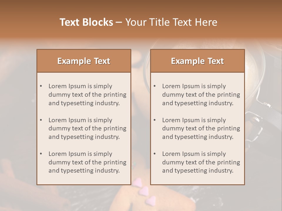 Still Life Coffee Christmas PowerPoint Template
