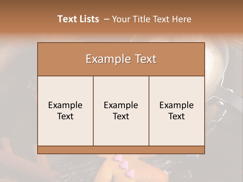 Still Life Coffee Christmas PowerPoint Template