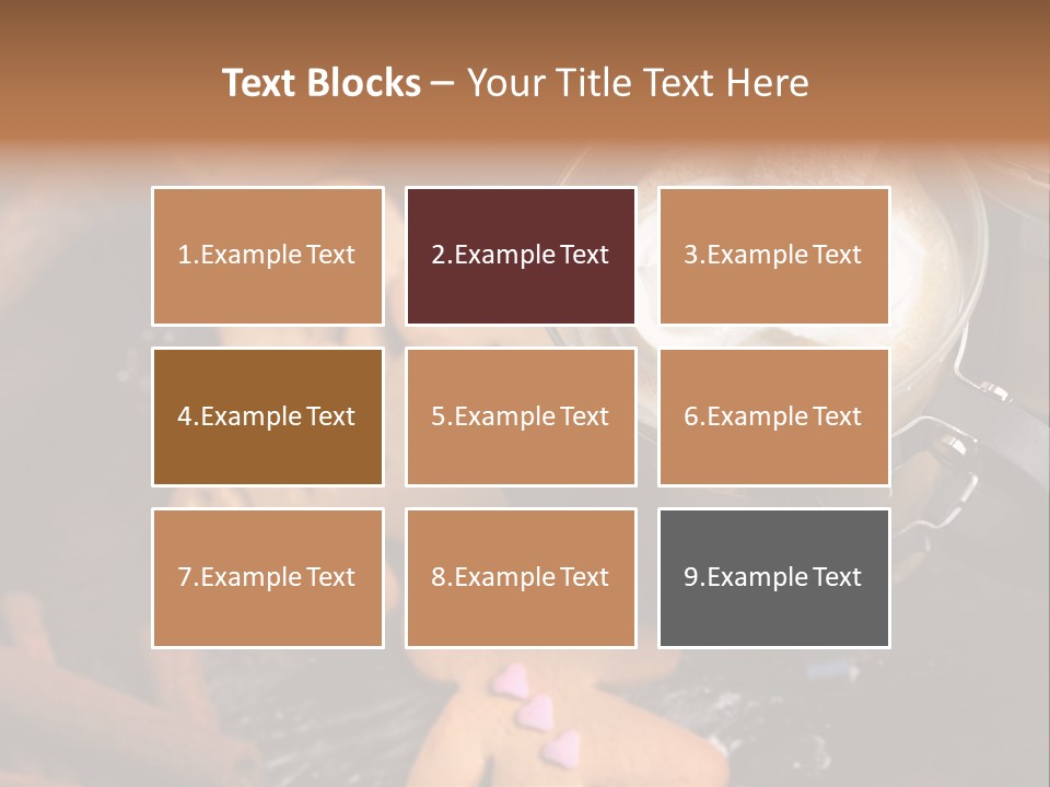 Still Life Coffee Christmas PowerPoint Template