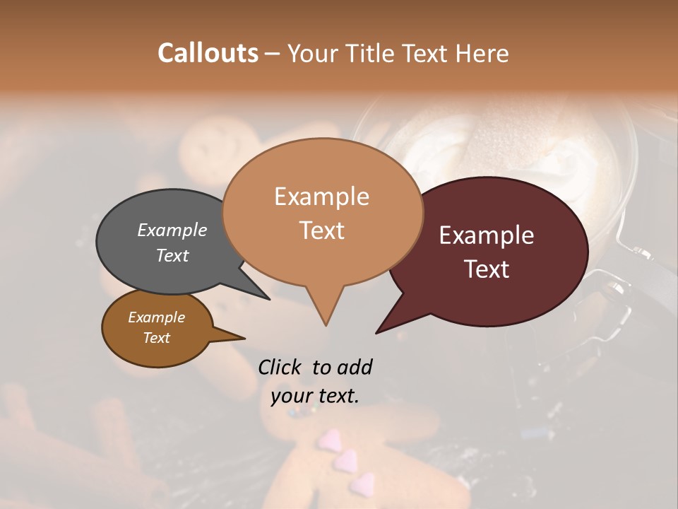 Still Life Coffee Christmas PowerPoint Template