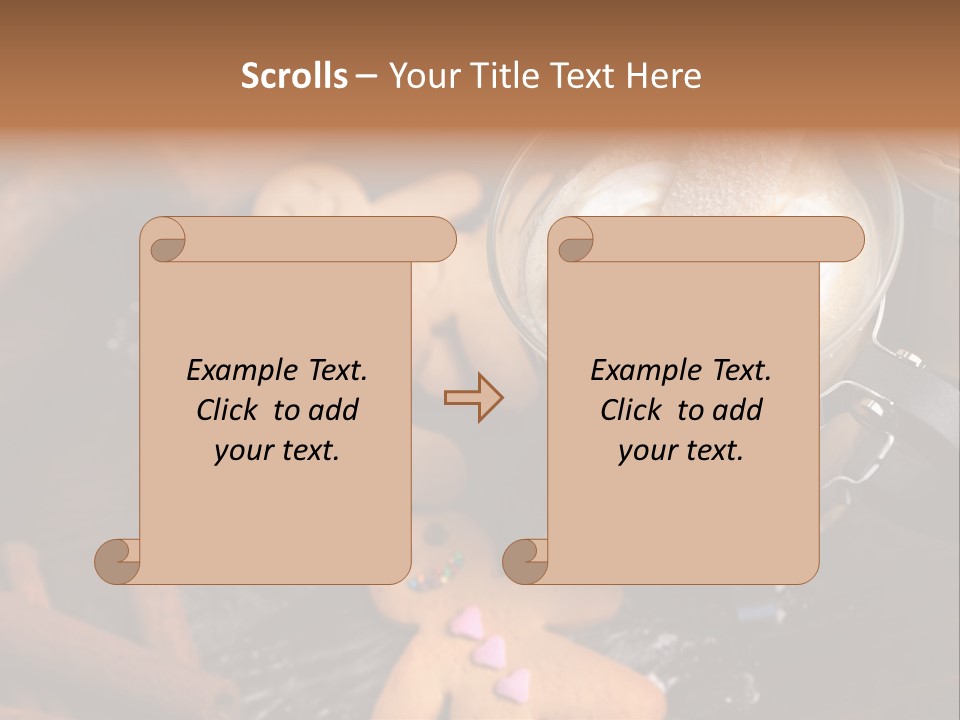 Still Life Coffee Christmas PowerPoint Template
