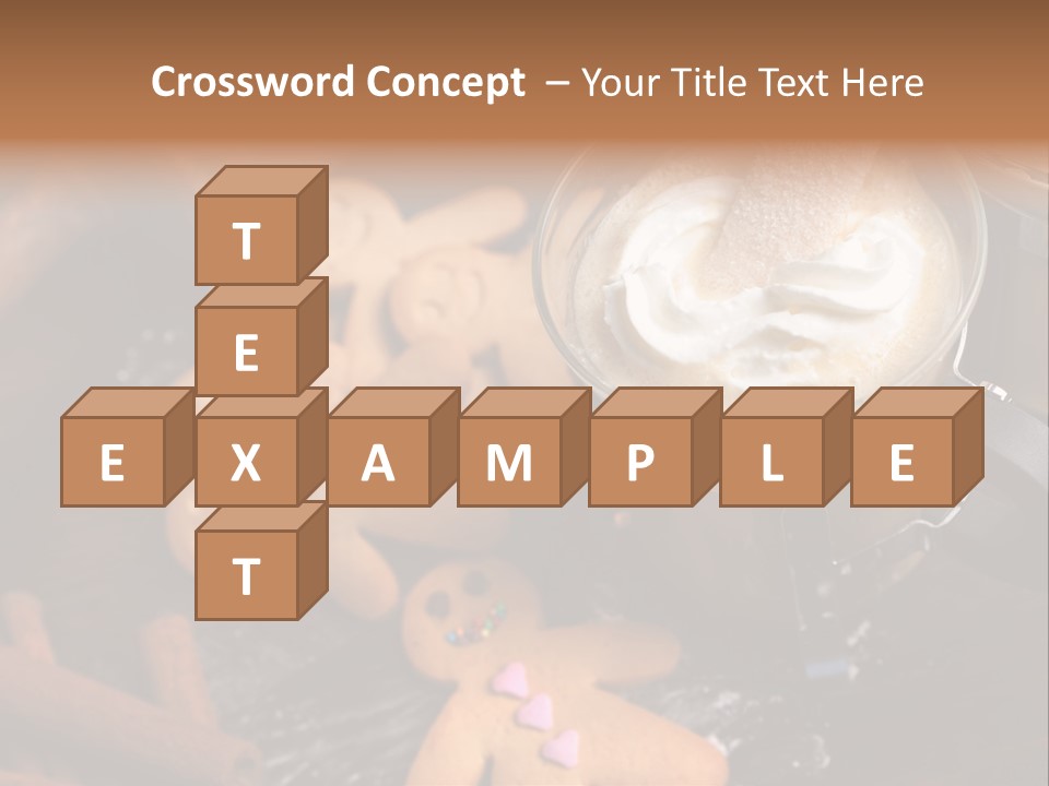 Still Life Coffee Christmas PowerPoint Template