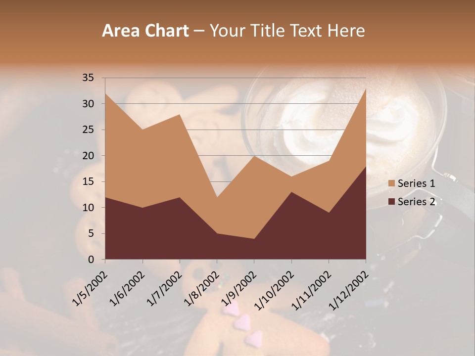 Still Life Coffee Christmas PowerPoint Template
