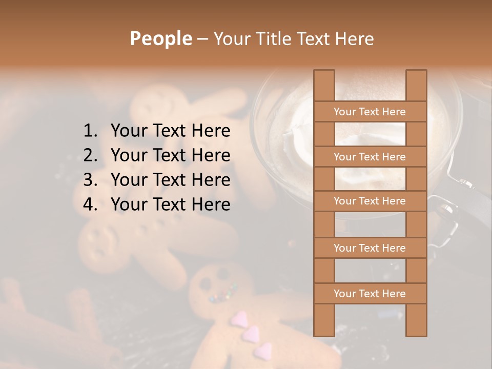 Still Life Coffee Christmas PowerPoint Template