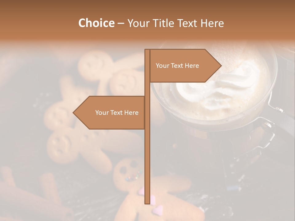 Still Life Coffee Christmas PowerPoint Template