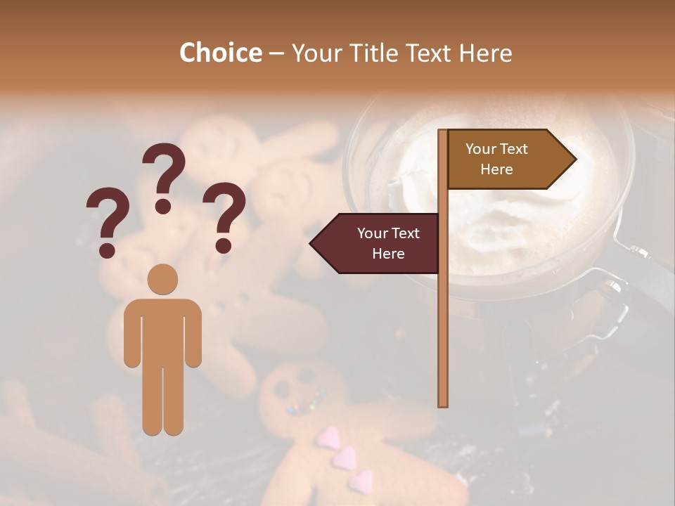 Still Life Coffee Christmas PowerPoint Template