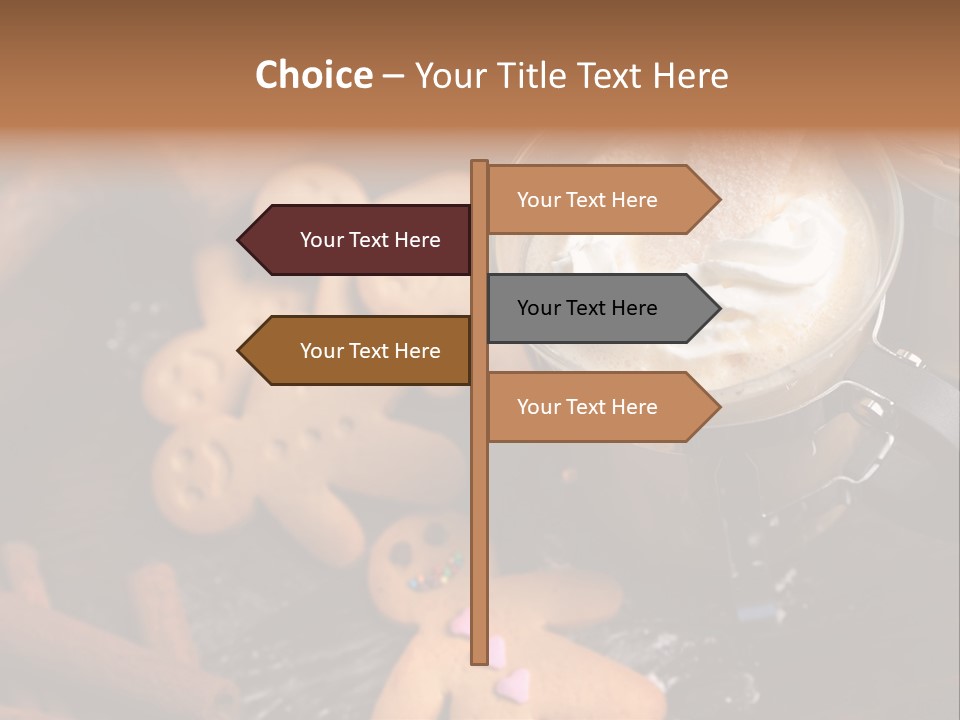 Still Life Coffee Christmas PowerPoint Template