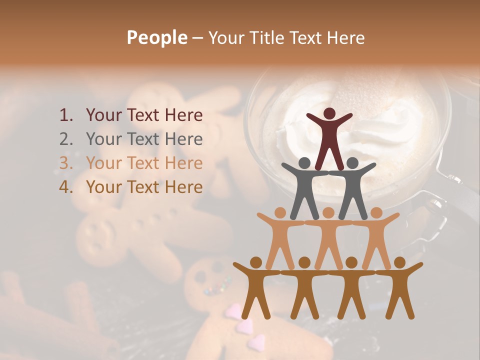 Still Life Coffee Christmas PowerPoint Template