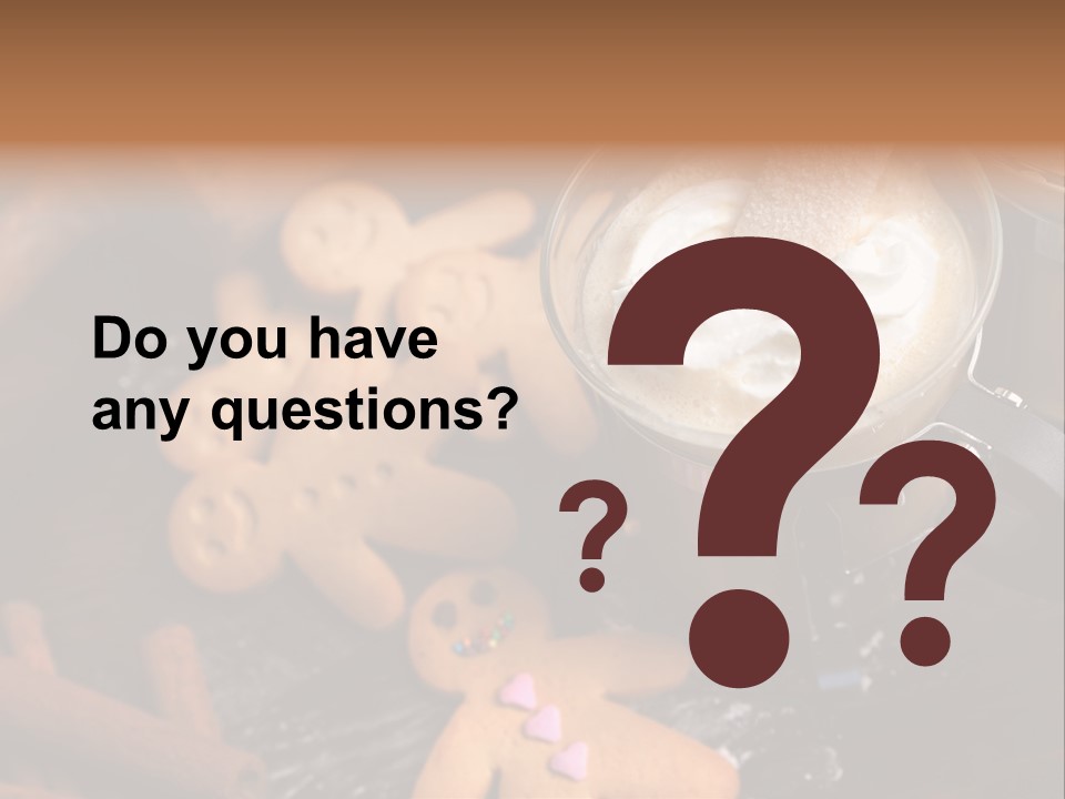 Still Life Coffee Christmas PowerPoint Template