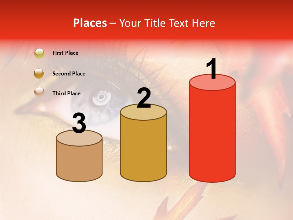 Make Up Autumn Smoky PowerPoint Template