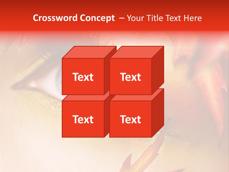 Make Up Autumn Smoky PowerPoint Template