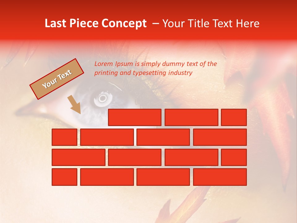 Make Up Autumn Smoky PowerPoint Template