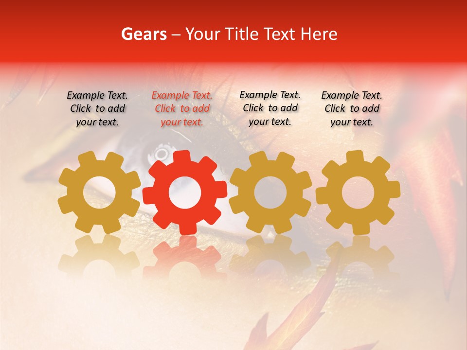 Make Up Autumn Smoky PowerPoint Template